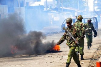 KENYA: 16 policiers blessés dans une émeute à  Mombasa