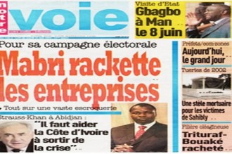 Accusé de racketter les entreprises pour financer sa campagne, Mabri très irrité