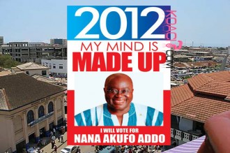 GHANA:  Pour assurer sa victoire, le NPP enrôle  420.000 volontaires pour la présidentielle de 2012
