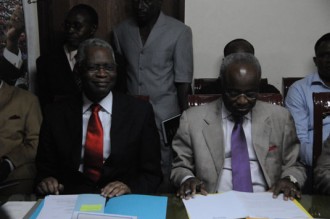 instamment attendu, le candidat unique de l'opposition gabonaise à  la présidentielle de dimanche