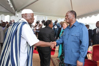 COTE D'IVOIRE : Alassane Ouattara chez les cadres de la Région du Tonkpi et du Département de Kouibli à  Man