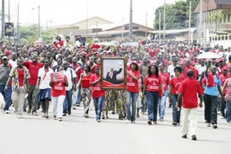 GABON: Les partisans de l'UPG rendent un dernier hommage à  Pierre Mamboundou