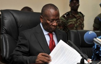 CI: Discours du Président du Conseil Constitutionnel, Paul Yao N'dré lors de la prestation de serment 