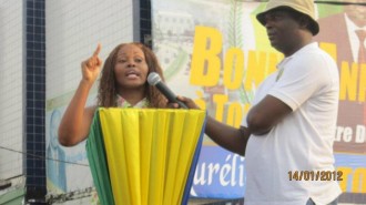 TRIBUNE GABON: Discours de Me Paulette Oyane Ondo Meeting Opposition/Société Civile Place de Nkembo, Libreville 14 janvier 2012