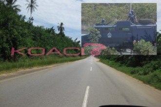 GHANA : Patrouille et blocage des routes Â‘Â‘traditionnellesÂ’Â’ reliant la Côte dÂ’Ivoire