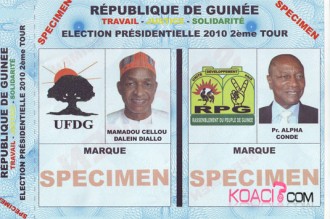 ELECTIONS: Les spécimens des bulletins de vote du second tour sont disponibles