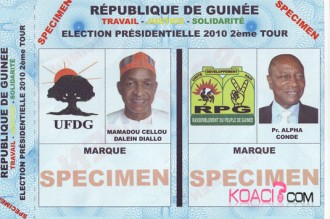 ELECTIONS: Les spécimens des bulletins de vote du second tour sont disponibles