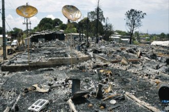 300 familles sans abri