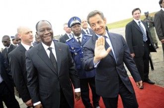 COTE D'IVOIRE: Nicolas Sarkozy félicite Alassane Ouattara 