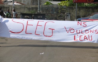 Sit in à  la SEEG, les gabonais reclament l'eau et l'electricité
