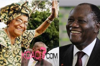 COTE D'IVOIRE: Alassane Ouattara à  Monrovia ce lundi pour l'investiture d'Ellen Jonhson Sirleaf 