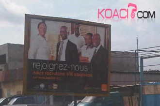 COTE D'IVOIRE : Quand la précarité s'affiche sur les panneaux d'Abidjan