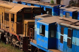 Le transport ferroviaire déraillé