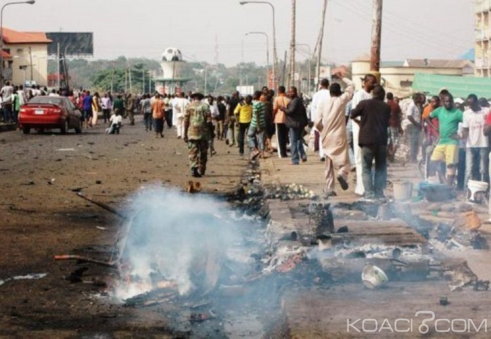 Nigeria: Un terroriste présumé se fait exploser près d'un marché, un blessé