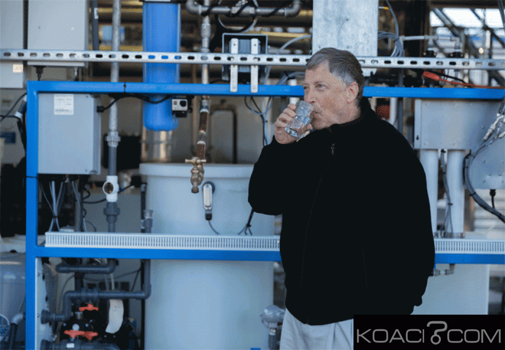Sénégal : Bill Gates veut mettre en place à  Dakar une usine de transformation des excréments humains en eau potable et en électricité