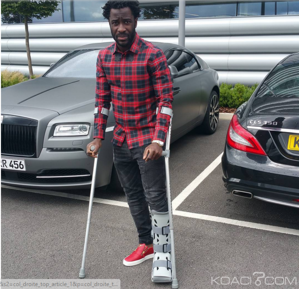 Côte d'Ivoire : Wilfried Bony blessé est forfait pour le prochain match de Manchester City