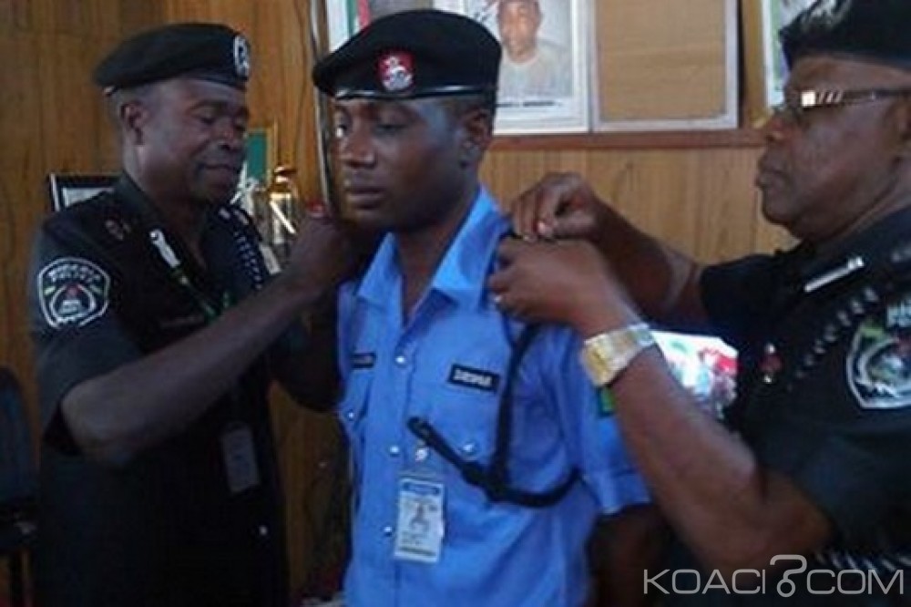 Nigeria : Police : Son gilet local pare-balles le propulse au grade d'Inspecteur
