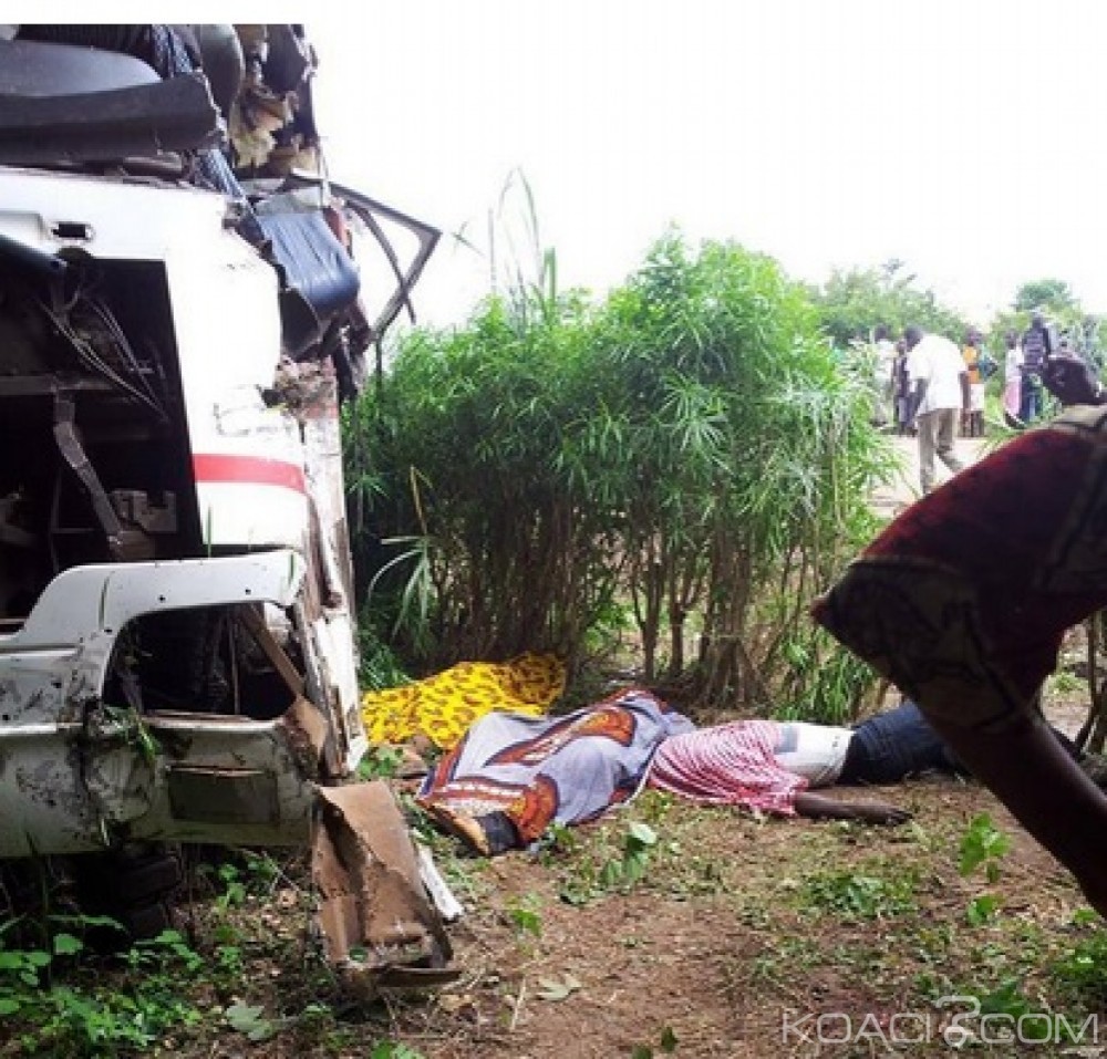 Côte d'Ivoire : Une collision entre deux véhicules fait près d'une vingtaine de  morts à  San Pedro