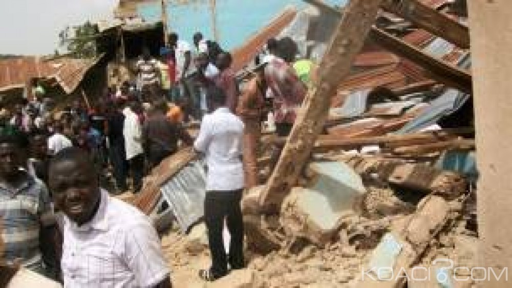 Nigeria : Une école  primaire coranique  s'effondre ,  5 morts et 24 blessés