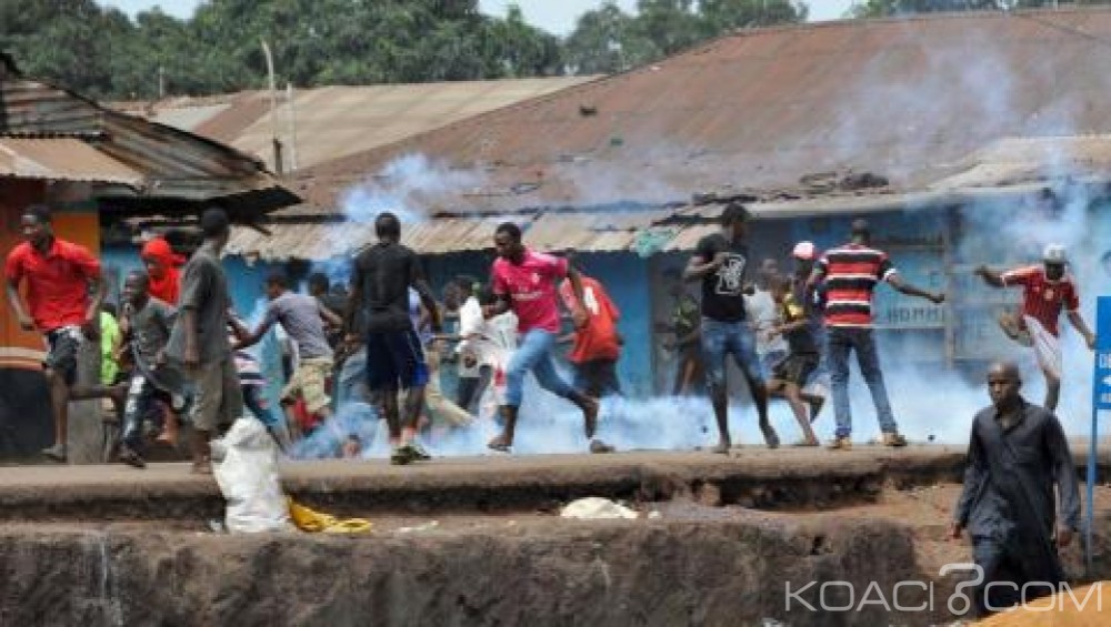 Guinée : 17 blessés  dans des heurts entre opposants et partisans du pouvoir