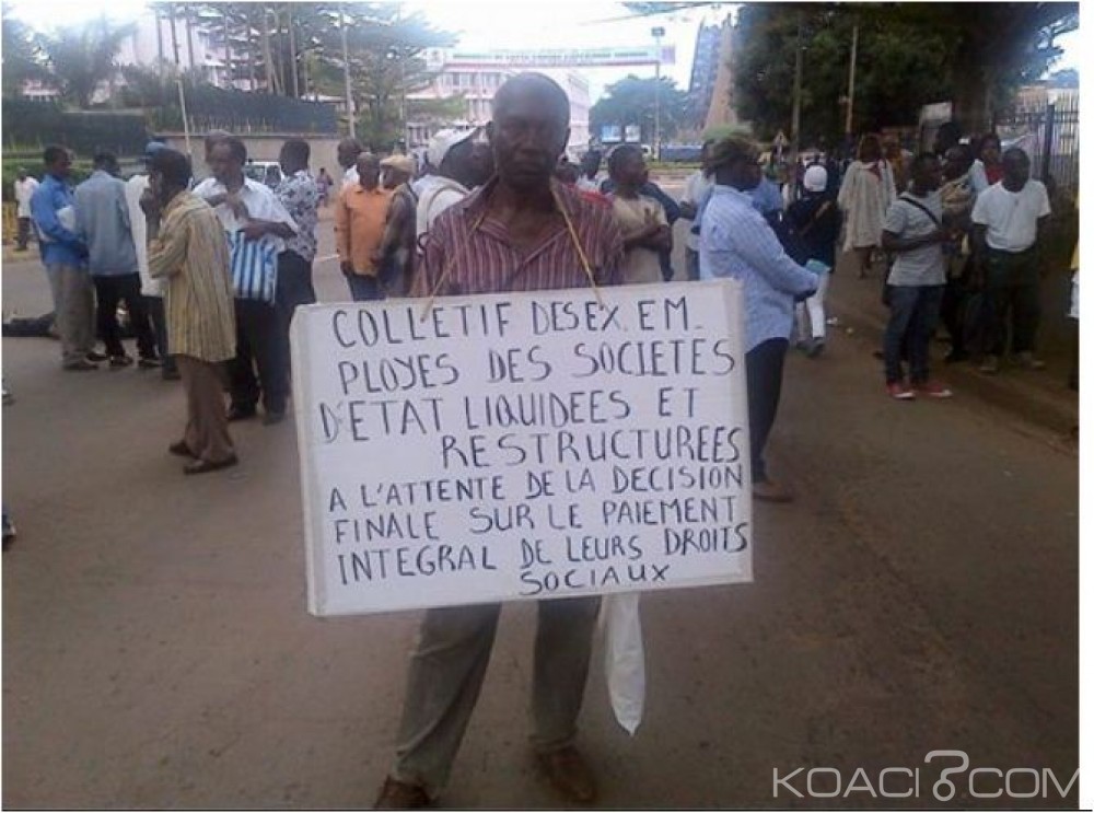 Cameroun : Manifestations à  Yaoundé, les ex-employés des sociétés d'Etat défient les forces de l'ordre