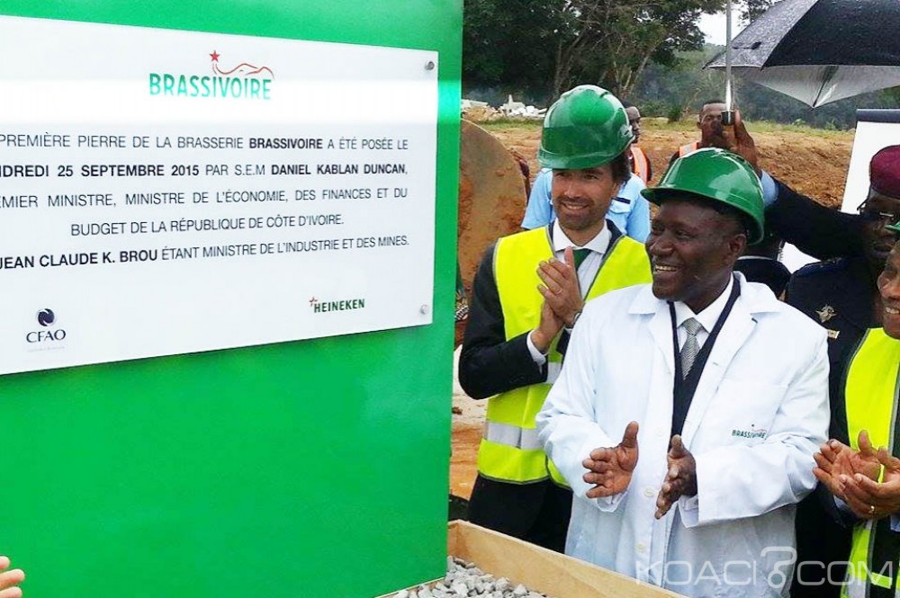 Côte d'Ivoire:  CFAO et Heineken posent la première pierre de BRASSIVOIRE d'un coût de 100 milliards de FCFA