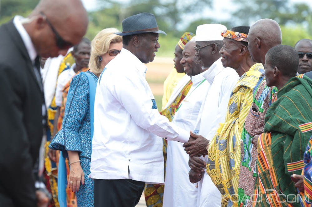 Côte d'Ivoire : Daloa, rencontre de vérité entre Ouattara, les cadres et les chefs traditionnels du Haut-Sassandra