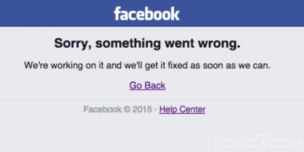 Internet: Une panne géante rend Facebook  inaccessible ce lundi soir