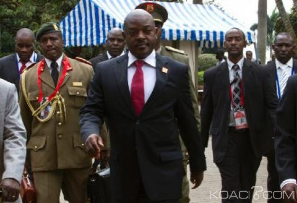 Burundi :  Quatre proches de Nkurunziza visés par des sanctions internationales
