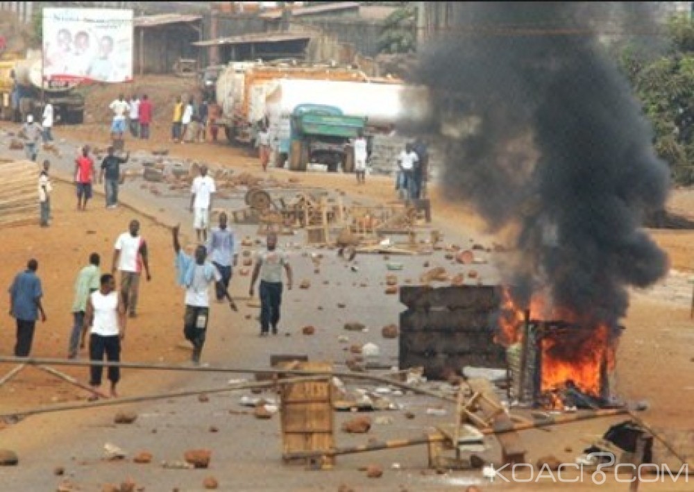 Guinée :  Un mort et 80 blessés dans des violences à  N'Zérékoré, un couvre feu imposé jusqu' à  nouvel ordre