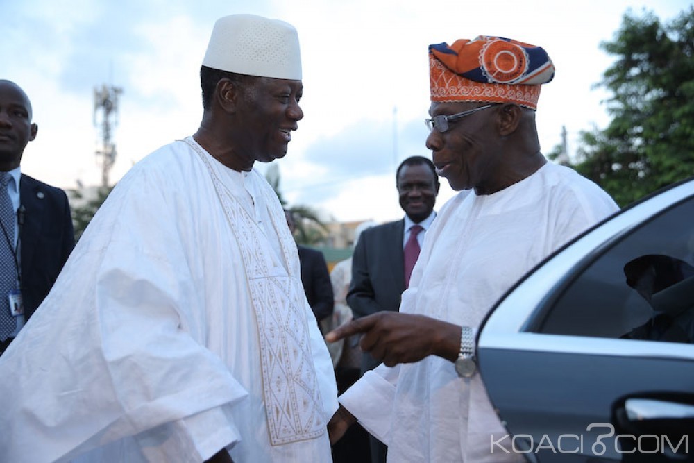 Côte d'Ivoire: Veille du vote, le candidat Ouattara reçoit l'observateur Obansanjo