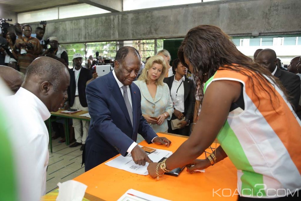 Côte d'Ivoire: Au Rdr, Ouattara déjà  réélu, au Fpi on ne reconnaitra pas les résultats