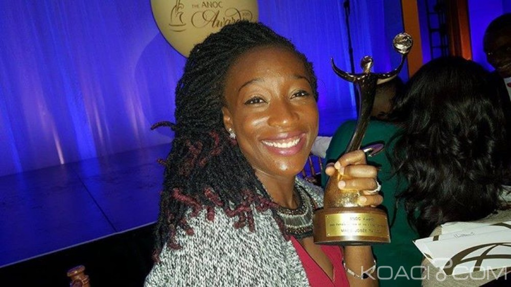 Côte d'Ivoire : Elue meilleure athlète africaine 2015, Ta Lou a reçu son trophée à  Washington