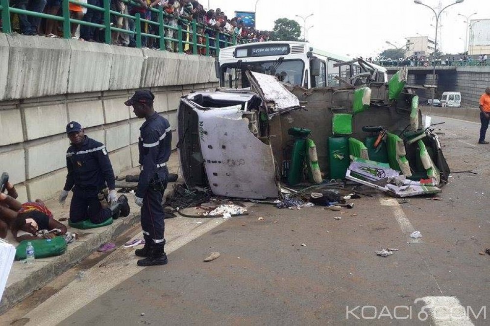 Côte d'Ivoire: Spectaculaire carambolage à  l'échangeur de la Riviera 2,  20 blessés dont 3 cas graves