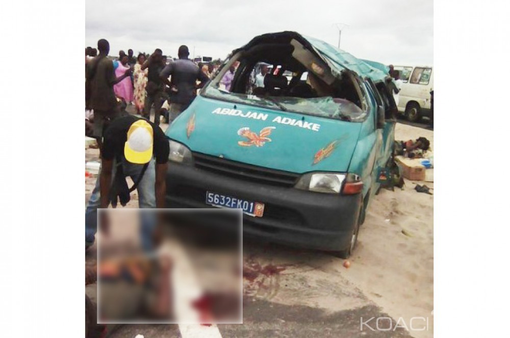 Côte d'Ivoire: Sept morts dans un accident sur l'axe Bonoua-Aboisso