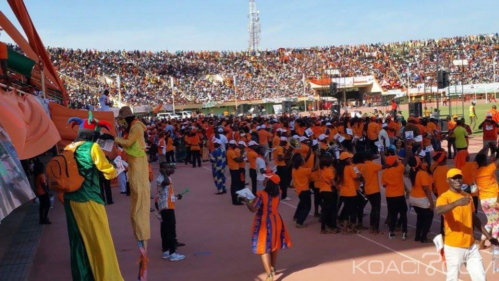 Burkina Faso: Présidentielle, la «marrée orange»  promet une victoire à  Roch Marc Kaboré dès le 1er tour