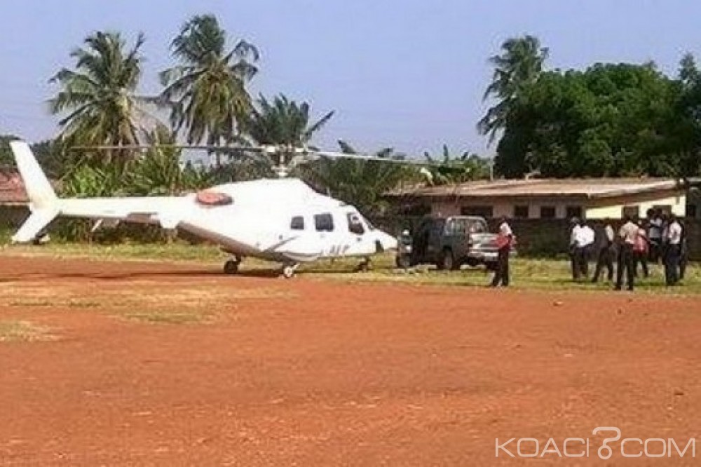 Ghana: Atterrissage d'urgence pour un hélico à  Accra