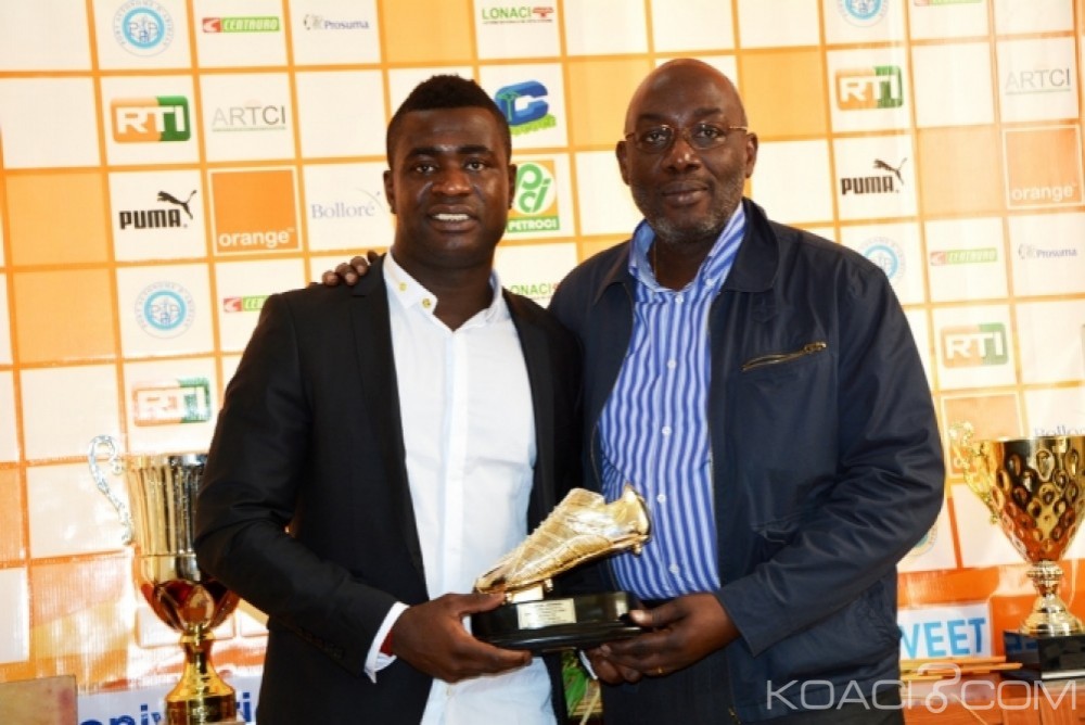 Côte d'Ivoire : L'ivoirien meilleur « fusil » au Kazakhstan présente son soulier d'or à  la FIF