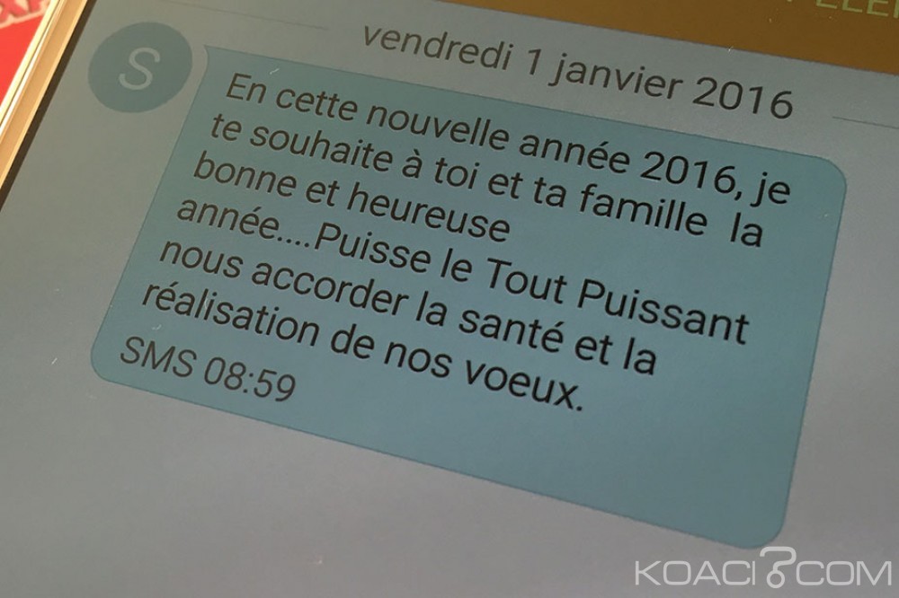 Côte d'Ivoire: Les ivoiriens en mode messages de bonne année