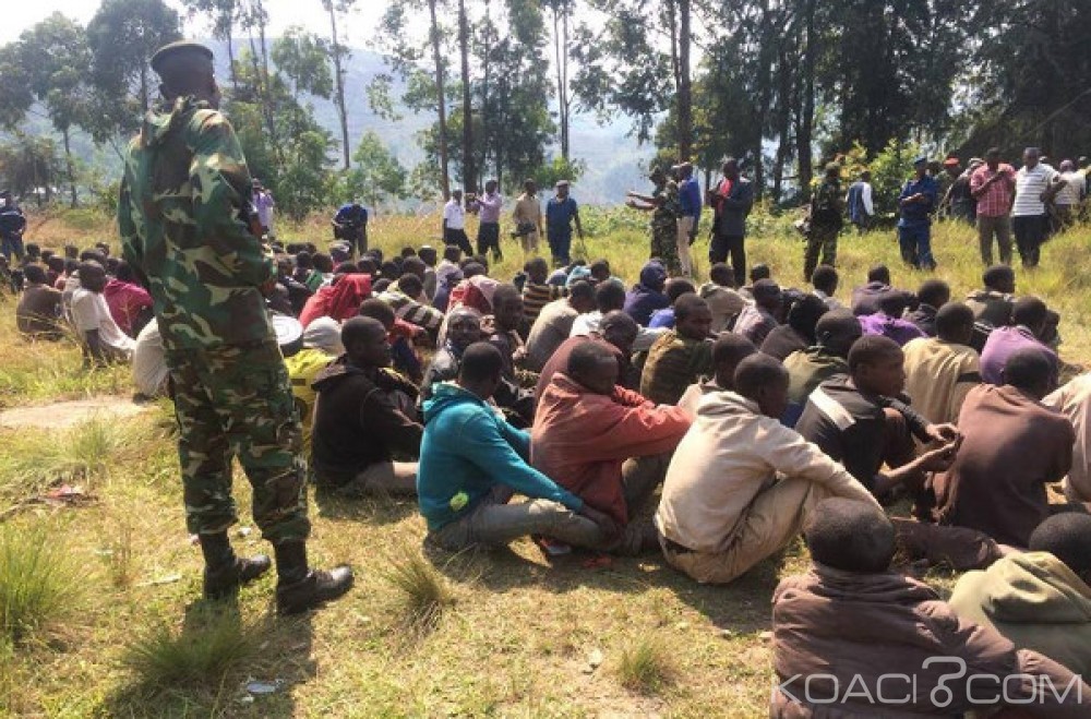 RDC: Arrestation de  43 présumés rebelles burundais  dans l' Est