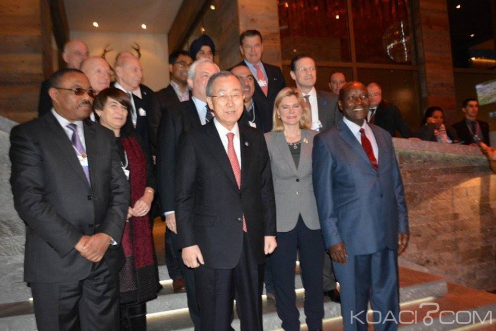 Côte d'Ivoire: Davos, Duncan a eu un entretien avec Ban Ki Moon