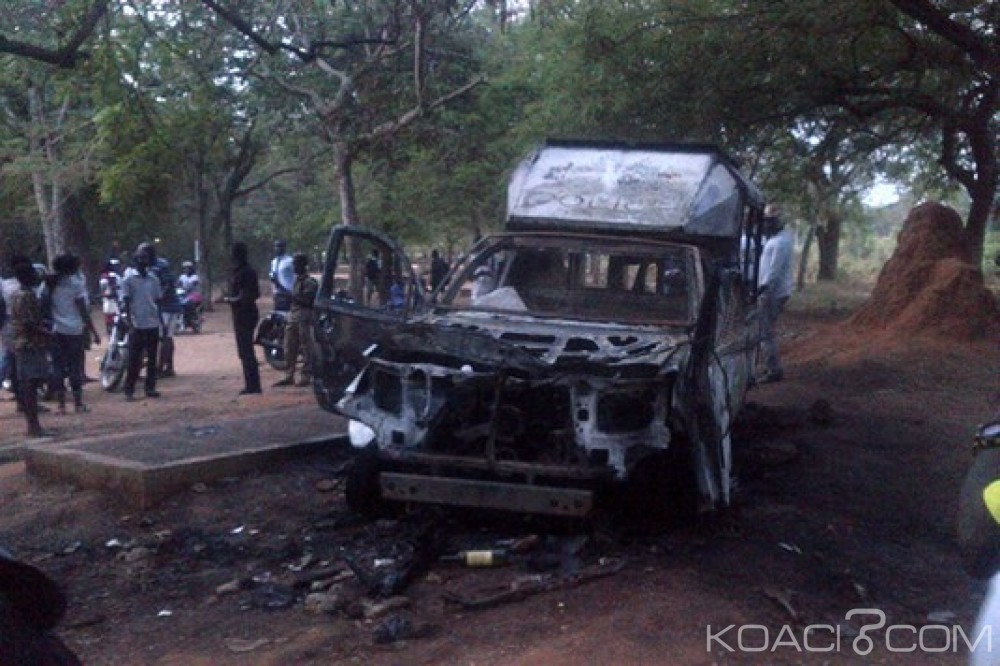 Togo: Chaude journée à  l'UL, un véhicule de la police incendié