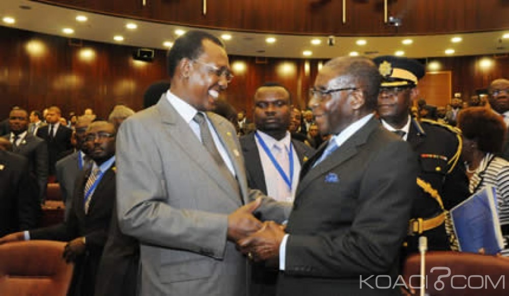 Afrique: Sommet de l' UA, le Tchadien Idriss Déby succède à  Robert Mugabé