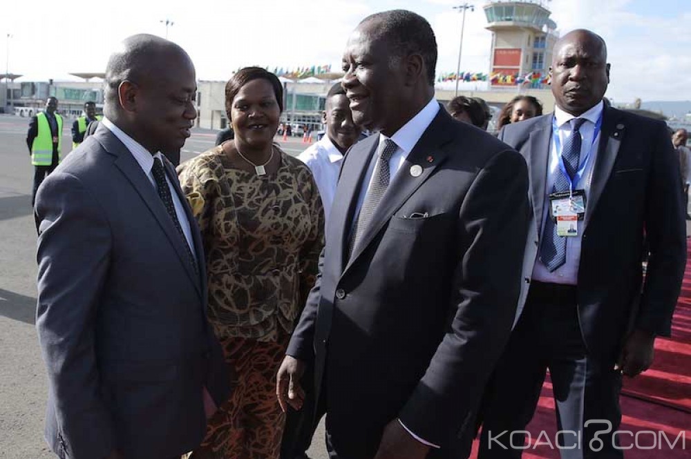 Côte d'Ivoire: Après le sommet de l'UA, Ouattara s'envole pour la France