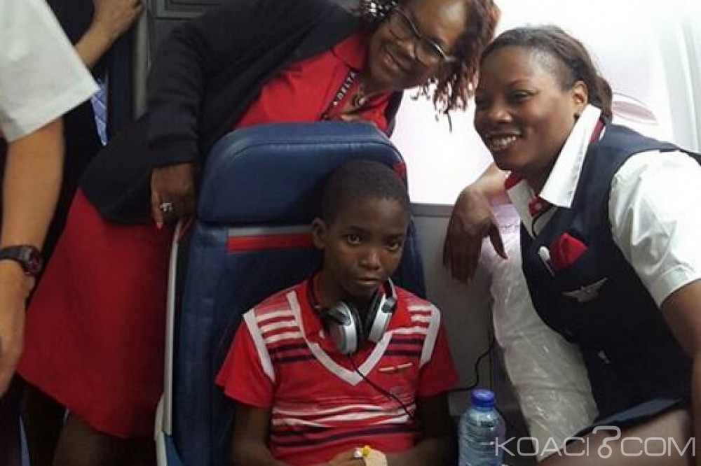 Ghana: Ultime vœu réalisé pour un enfant cancéreux, voir un avion avant de mourir