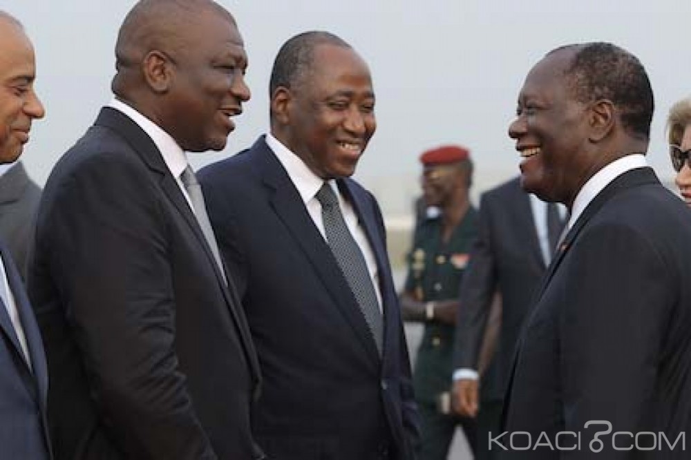 Côte d'Ivoire: Ouattara commente le procès Gbagbo-Blé Goudé à  son retour à  Abidjan