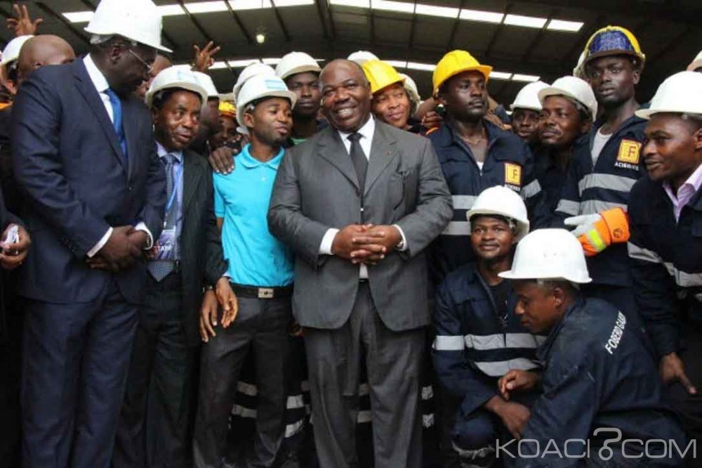 Gabon: Ali Bongo inaugure les Aciéries du Gabon à  la zone économique d'Nkok