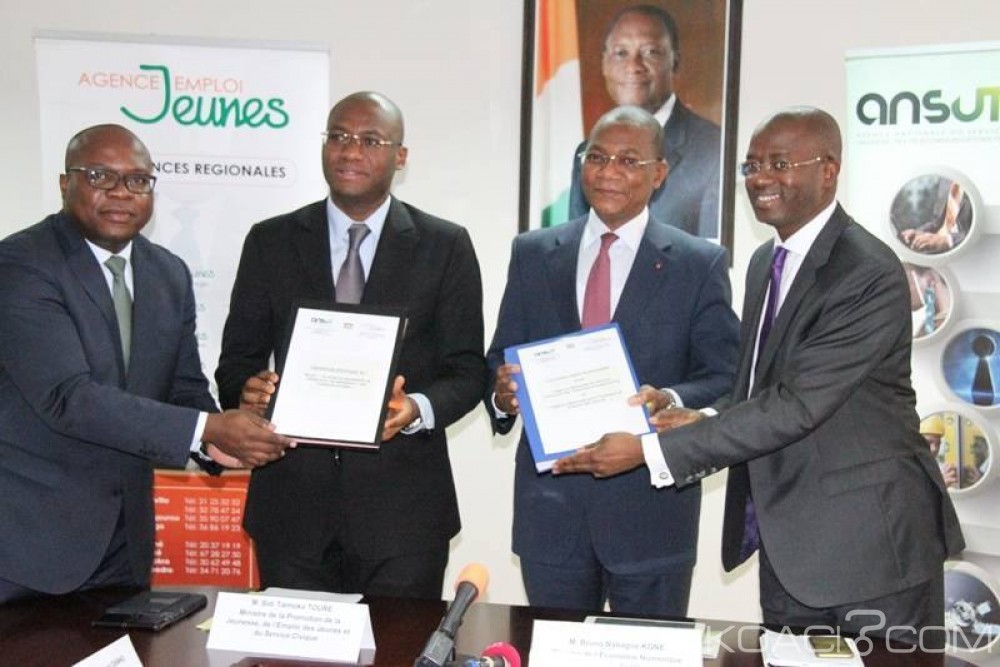 Côte d'Ivoire: L'agence emploi jeune et l'ANSUT ensemble pour l'insertion socio-professionnelle des jeunes