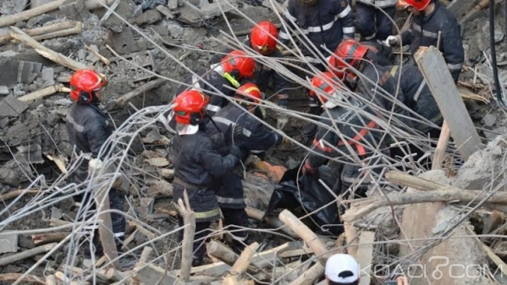Maroc : Un immeuble en construction s'effondre à  Casablanca, au moins trois morts