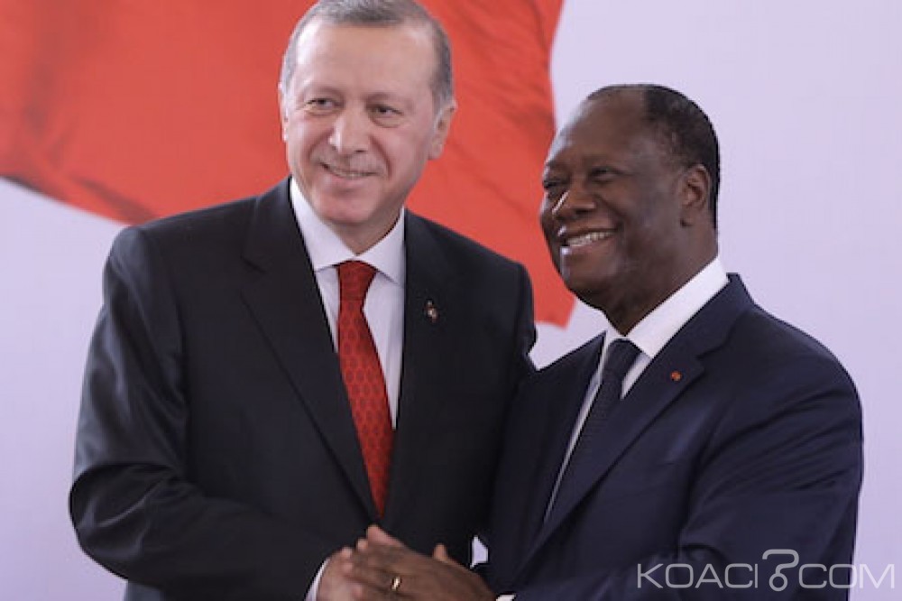 Côte d'Ivoire : En visite officielle Abidjan, Erdogan et Ouattara signent 9 accords de coopération entre leurs deux pays